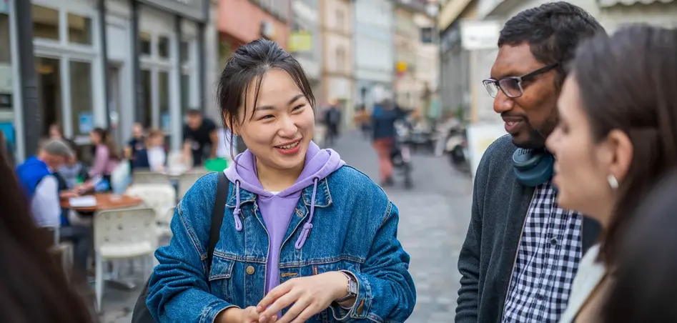 Studierenden in der Austra?e in Bamberg