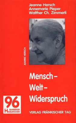 Buchcover von "Mensch, Welt, Widerspruch"