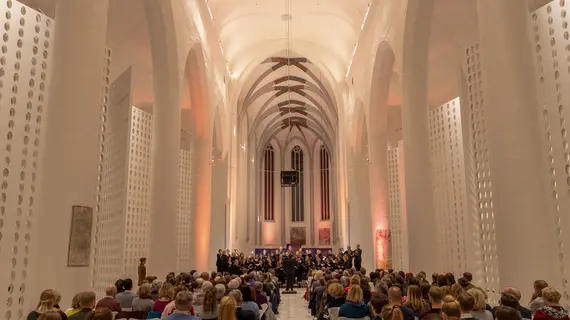 Auftritt des Vocalensembles Wrzburg in der Aula Bamberg