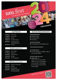 Programm uni.fest 2024 zum Download