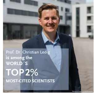 Prof. Dr. Christian Ledig is among the world?s top 2% most-cited scientists